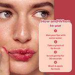 Buy M&U Raspberry Slush Lip Scrub For Pigmentation 15 gm - Purplle