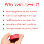 Buy M&U Raspberry Slush Lip Scrub For Pigmentation 15 gm - Purplle