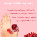Buy M&U Raspberry lip conditioner For Smooth And Plump Lips 10 gm - Purplle