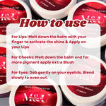 Buy M&U Crimson Lip and Cheek Tint 10 gm - Purplle
