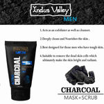 Buy Indus valley Activated Charcoal Mask + Scrub 100 ml - Purplle