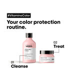 Buy L'Oreal Professionnel Vitamino Color Shampoo + Combo of Serie Expert Vitamino Mask|With Antioxidant Properties (300 ml + 250 gm) - Purplle