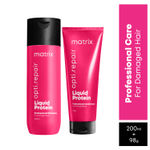 Buy Matrix Opti.Repair Professional Liquid Protein Shampoo + Conditioner combo for Damaged Hair Repairs Damage from 1st Use Reduced Split Ends Combo of 2 - Purplle