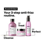 Buy L'Oreal Professionnel Serie Expert Liss Unlimited Shampoo + With Combo of Liss Unlimited Mask|With Pro-Keratin Complex (250 ml +250 gm) - Purplle
