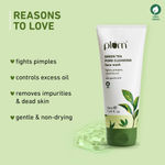 Buy Plum Green Tea Pore Cleansing Face Wash | Fights Pimples & Removes Excess Oil | Enriched with Green Tea & Glycolic Acid | Best Suits Oily, Acne-Prone, Combination Skin | 100% Vegan | 50 ml - Purplle