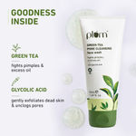 Buy Plum Green Tea Pore Cleansing Face Wash | Fights Pimples & Removes Excess Oil | Enriched with Green Tea & Glycolic Acid | Best Suits Oily, Acne-Prone, Combination Skin | 100% Vegan | 50 ml - Purplle