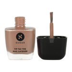 Buy SUGAR Cosmetics Tip Tac Toe Nail Lacquer Classic | Long-lasting, 100% Chip-resistant & Glossy Finish | 9 ml - 05 Social Sepia - Purplle