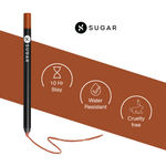 Buy SUGAR Cosmetics Lipping On The Edge Matte Lip Liner | Lasts Upto 10Hrs | Waterproof | 1.2 gm - 02 Wooed By Nude (Peach Nude) - Purplle