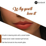 Buy SUGAR Cosmetics Lipping On The Edge Matte Lip Liner | Lasts Upto 10Hrs | Waterproof | 1.2 gm - 02 Wooed By Nude (Peach Nude) - Purplle
