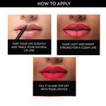 Buy SUGAR Cosmetics Lipping On The Edge Matte Lip Liner | Lasts Upto 10Hrs | Waterproof | 1.2 gm - 02 Wooed By Nude (Peach Nude) - Purplle
