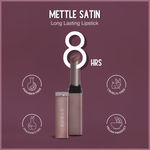 Buy SUGAR Cosmetics Mettle Satin Lipstick | Highly Pigmented & Silky Matte Finish | Creamy Texture | Mango Butter Infused | 2.2 gm - 07 Gabriella (Soft Dusty Nude/Nude Pink) - Purplle
