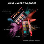 Buy SUGAR Cosmetics Blend The Rules Matte Eyeshadow Palette Powder- 08 Reflection (Galactic Glitter) - Long Lasting, Smudge Proof, Vegan & Cruelty-Free, Multicolour - 10.4 gm - Purplle