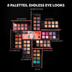Buy SUGAR Cosmetics Blend The Rules Matte Eyeshadow Palette Powder- 08 Reflection (Galactic Glitter) - Long Lasting, Smudge Proof, Vegan & Cruelty-Free, Multicolour - 10.4 gm - Purplle