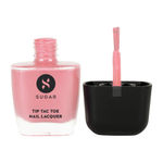 Buy SUGAR Cosmetics Tip Tac Toe Nail Lacquer Classic | Long-lasting, 100% Chip-resistant & Glossy Finish | 9 ml - 16 Peacher Perfect - Purplle