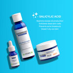 Buy DERMDOC Acne CTM Routine (Combo of 3) | 2% Salicylic Acid Face Wash (120ml) | 2% Salicylic Acid Face Serum (15ml) | Hydrolyzed Collagen Face Gel (50gm) - Purplle