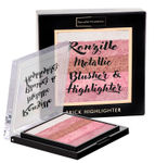 Buy Ronzille Shimmer Baked Blusher and Brick Highlighter - 03 - Purplle