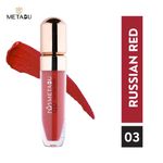 Buy METABU Super Stay Matte Liquid Lipstick 03 Russian Red - 4.25 ml - Purplle