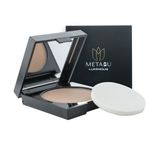 Buy METABU Luminous Long Lasting Compact Powder 02 Almond - 8 gm - Purplle
