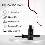 Buy METABU Long Lasting Luxe Eye Liquid Liner Brown - 4 ml - Purplle
