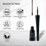 Buy METABU Long Lasting Luxe Eye Liquid Liner Brown - 4 ml - Purplle