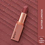 Buy Pilgrim Glitter Lipstick Arabian Nites-04 Luxurious 3-D Glitter Formula With Matte Finish (4.2 gm) - Purplle