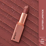 Buy Pilgrim Glitter Lipstick Royal Noor-05 Luxurious 3-D Glitter Formula With Matte Finish (4.2 gm) - Purplle