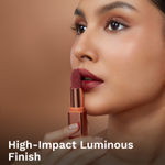 Buy Pilgrim Glitter Lipstick Royal Noor-05 Luxurious 3-D Glitter Formula With Matte Finish (4.2 gm) - Purplle