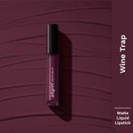 Buy Pilgrim Liquid Lipstick Wine Trap (3 ml) - Purplle