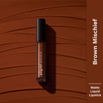 Buy Pilgrim Liquid Lipstick Brown Mischief (3 ml) - Purplle