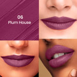 Buy Swiss Beauty HD Matte Lipstick Plum House 06 (3.5 gm) - Purplle