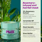Buy PLIX - THE PLANT FIX Rosemary Anti-Hair Fall Treatment Advanced Hair Mask With 3% Rosemary Extract, Ceramides & Plant Keratin | Hair Mask For Dry And Frizzy Hair| 200 gm - Purplle