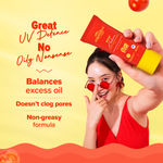 Buy Aqualogica Detan+ Oil Balance Fluid Sunscreen for Oily Skin - 50 gm Ultra-Light Fluid Texture | SPF 50+ PA++++ UVA, B & Blue Light Protection | Oil Free | Balances Excess Oil | Non greasy | No White Cast | For Men & Women - Purplle