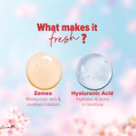 Buy Aqualogica Refresh+ Cherry Blossom Bloom Perfume Body Mist with Zemea and Hyaluronic Acid 150 ml | Long Lasting Fragrance Floral & Sweet Fragrance I Up To 10% Fragrance Oil Concentration | Hydrating & Non-Irritating I Skin Friendly - Purplle