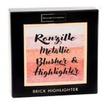 Buy Ronzille Shimmer Baked Blusher and Brick Highlighter - 02 - Purplle