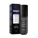 Buy Aqualogica Refresh+ Mid Night Bloom Perfume Body Mist - 150 ml Dark & Sensual Notes of Raspberry & Amber | Long- Lasting Fragrance | Up To 10% Fragrance Oil Concentration | Non-Irritating & Hydrating | Infused with Zemea & Hyaluronic Acid - Purplle