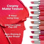 Buy Mamaearth Creamy Matte Long Stay Lipstick with Murumuru Butter and Vitamin E for 8-Hour Long Stay (Flakeproof & Non-Drying | Intense Color Payoff) Rose Nude - 4.2 gm - Purplle