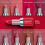 Buy Mamaearth Creamy Matte Long Stay Lipstick with Murumuru Butter and Vitamin E for 8-Hour Long Stay (Flakeproof & Non-Drying | Intense Color Payoff) Rose Nude - 4.2 gm - Purplle