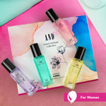 Buy Ajmal AND EDP Gift Set for Women Long Lasting Fragrance (Pack of 4) of 20ml Each - Purplle