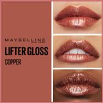 Buy Maybelline New York Lifter Gloss, Tinted Lip Gloss With Hyaluronic Acid, Copper, 5.4 ml - Purplle
