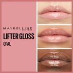 Buy Maybelline New York Lifter Gloss, Tinted Lip Gloss With Hyaluronic Acid, Opal, 5.4 ml - Purplle