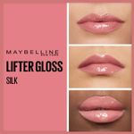 Buy Maybelline New York Lifter Gloss, Tinted Lip Gloss With Hyaluronic Acid, Silk, 5.4 ml - Purplle