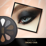 Buy FACES CANADA 6 in 1 Eyeshadow Palette - Smokey Diva 03 6 gm | Olive Butter & Macadamia Oil | Vibrant Colors | Highly Pigmented | Easily Blendable | Silky Satin Texture | No Crease | Cruelty-Free - Purplle