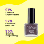 Buy NY Bae Color Rush Nail Paint - Secret Stardust 30 (9 ml) | Chip Resistant | Long Lasting | Quick Dry | Gel Nail Polish - Purplle