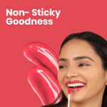 Buy NY Bae Gloss Getter Lip Gloss | Lip & Cheek Tint | Lightweight Glossy Lipstick | Pink Lip Balm | Non-Sticky | Berry Rare 01 (2.8 ml) - Purplle