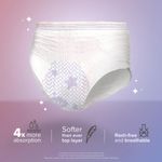 Buy Nua Overnight Period Panties for Women | 360 degree coverage | For Heavy Flow - XXL-XXXL | Unscented | 5 Disposable Period Panties | Upto 0% Leakage, 5 pcs - Purplle