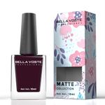 Buy Bella Voste MATTE Nail Polish| Quick Drying Formula| Cruelty Free| Paraben Free & No Harmful Chemicals| Vegan | Lasts for 7 Days & more|Chip Resistant | DEEP MATT Formula with Smooth & Easy Application | Shade no-M05 - 10 ml - Purplle
