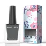 Buy Bella Voste MATTE Nail Polish| Quick Drying Formula| Cruelty Free| Paraben Free & No Harmful Chemicals| Vegan | Lasts for 7 Days & more|Chip Resistant | DEEP MATT Formula with Smooth & Easy Application | Shade no-M01 - 10 ml - Purplle