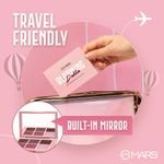 Buy MARS Blooming Matte & Shimmer Eyeshadow Palette (4.8 gm) (02-Dahlia) | Highly Pigmented | Blendable | Perfect for Any Occasion | Multicolor | All Skin Type | Travel Friendly - Purplle