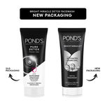 Buy Ponds Bright Miracle Detox Facewash with 10X Power of Charcoal |Detoxifies Skin | 150 gm - Purplle