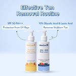 Buy WishCare Detan Combo Sunscreen SPF 50 Broad Spectrum & 10% AHA + 1% BHA Body Lotion Combo of 2 - Purplle